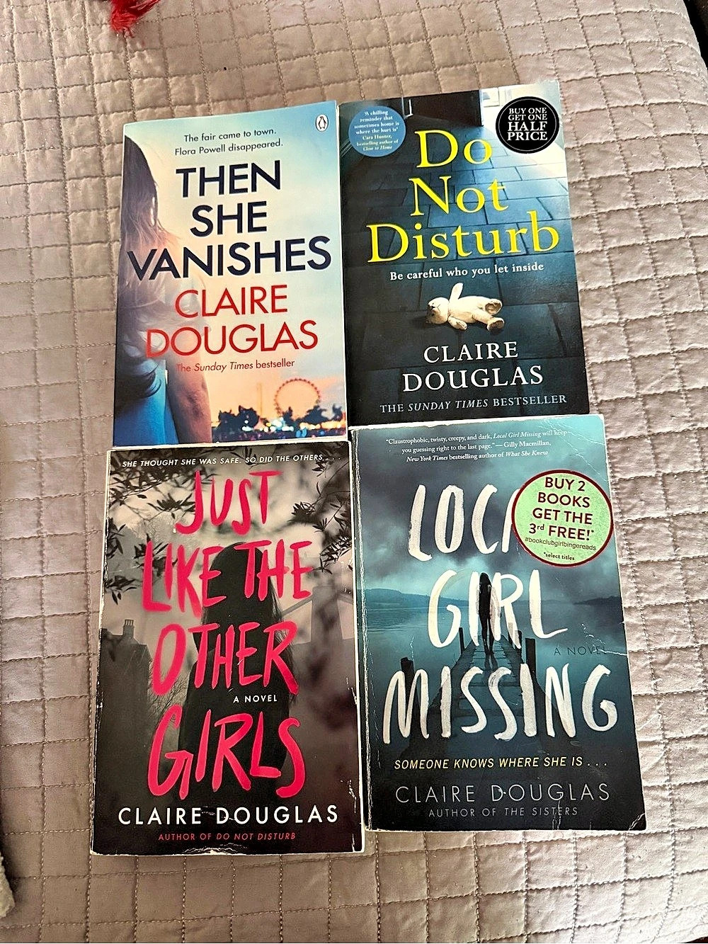Claire Douglas mystery/thriller paperback book bundle Paperback